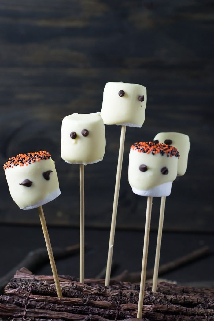 Ghost Marshmallow Dessert